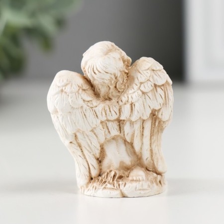 Souvenir Polystone "Angelka sits on flowers" MIX 3x4x4.5 cm-4