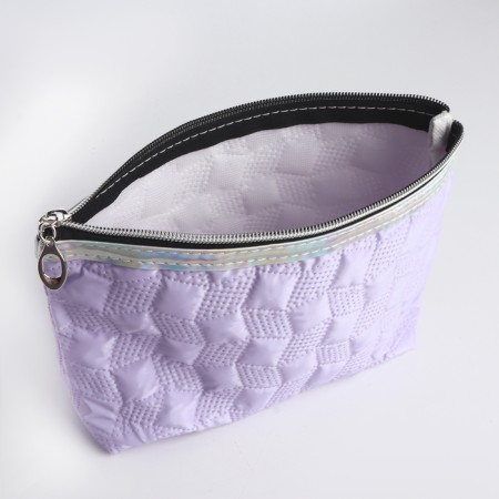 Lightning cosmetic bag, lilac color-2