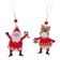 New Year's Suspension "Fun friends", gold thread, mix