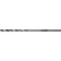 Zubrov metal drill, steel P6M5, cylindrical shank, 1.7 x 43 mm, class in