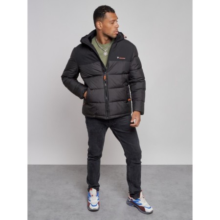 Sports male winter, size 62, black color-9