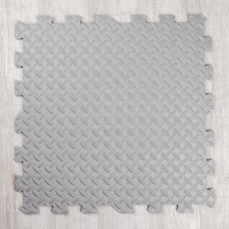 Developing rug-puzzle "Gray" 60x60x1 cm