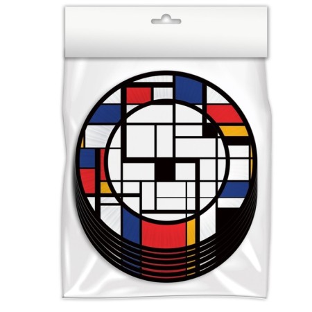 A set of paper plates "Vanguard", in a t/y film, 6 pcs., 18 cm-1