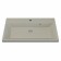 Sink uperwood Classic quartz 80 cm, quartz, beige matte, linen