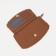 Women's wallet with lightning, brown color