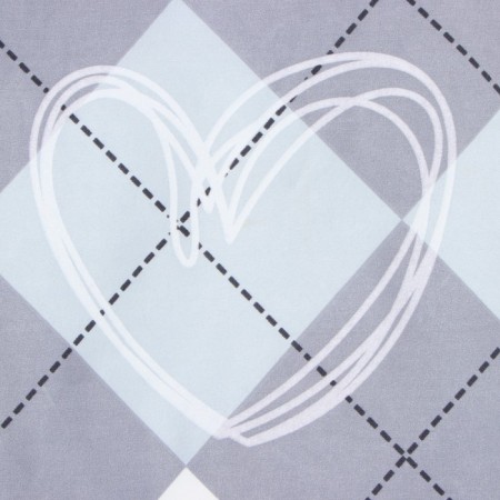 Bed linen saving and I 2 joint venture GEOMETRY 175x215cm, 180x215cm, 70x70cm-2 pcs, polysatin, 80 g/m²-4