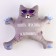 Auto -toe “Understand, forgive and call”, cat, on suction cups, with a card for a phone number
