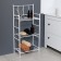Roster 3-tier floor, 43 × 26 × 93.5 cm, white color