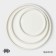 Magistro OliveQueen plates, 3 pcs: D = 14/13 cm, porcelain, white