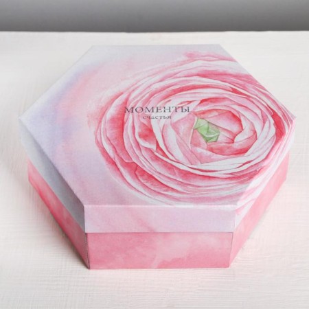 Gift folding box, packaging, “moments of happiness”, 26 x 22.5 x 8 cm-1