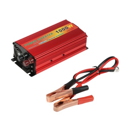 Voltage converter 12/220 V, 1000 watts, USB output-5