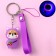 A keychain for keys with a flashlight “Shine with happiness”, 3 x 9.5 cm