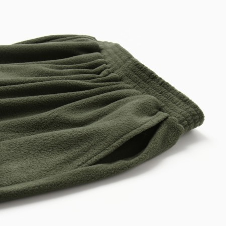 Брюки для девочки MINAKU: Fleece Soft, цвет зелёный, рост 170 см-6