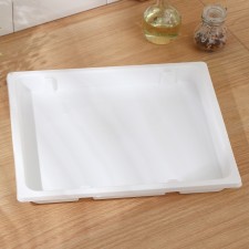 Freezing tray 36 × 31 × 3.5 cm, white color