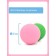 Kinesiological ball, set of 10 pcs.