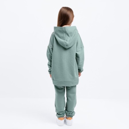 Kids (hoodies, trousers) minku color khaki, height 104 cm-2