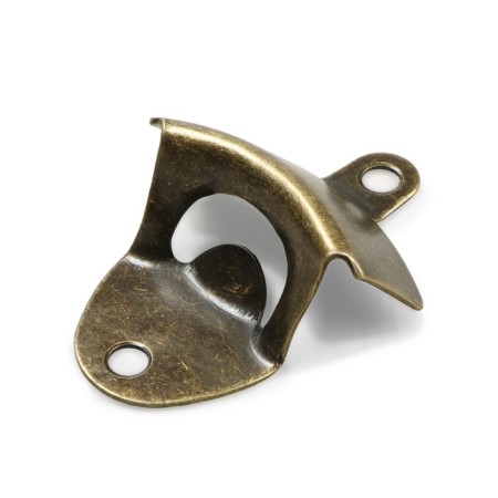 Wall opener for glass bottles of tundra, bronze-2