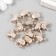 Beads for creativity plastic "Skull" silver set 12 pcs 1.4x1.4 cm