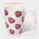 Porcelain share mug "Flight of hearts", 350 ml, pink color