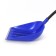 Lapata plastic, bucket 400 × 525 mm, with aluminum bar, aluminum. Ergonomic stalk, "Elbrus"