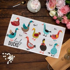 Easter share of Lovely Ducks 35x60 cm, 100% cotton, 160g/m2
