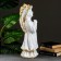 Figure "angel praying large" white gold 53x30x20cm