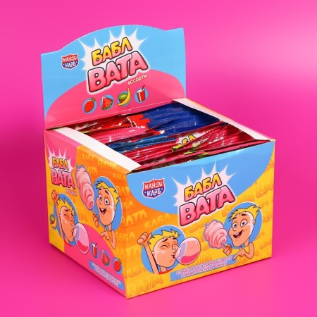 Sweet cotton wool "Babble Vata", assorted, 5 g-1