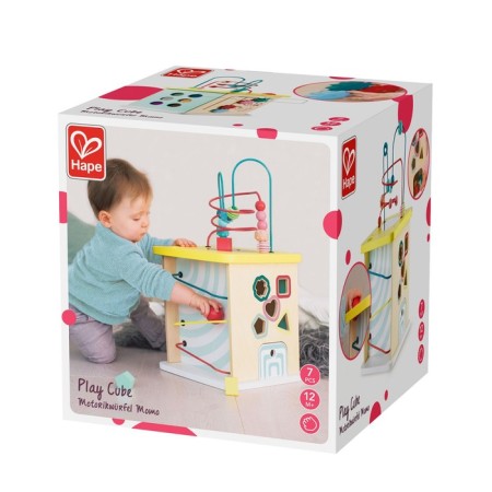 Hape-Labyrinth toy Hape "Pastel" "Cube" for children-7