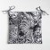 Siddle on the chair Ethel Palm Leaves 42x42 cm, 100% cotton, sarzha 190 g/m2