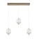 Lamp Bayerlux "Aina" 36W LED gold 70x13.5x19cm