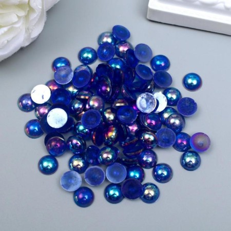 Decor for creativity Plastic "Semi -Mesh Lighting Blue" set 90 pcs 1x1x0.5 cm-1
