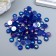 Decor for creativity Plastic "Semi -Mesh Lighting Blue" set 90 pcs 1x1x0.5 cm