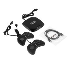 Dendy Retro, 8-bit/16-bit, 1000 games, 2 gamepads, black