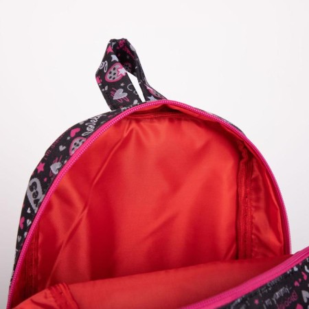 Baby backpack on lightning, external pocket, reflective strip, colorful color-3