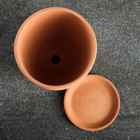 Flower Terra pot No. 2 0.8 l, terracott-3