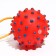 Brying "Ball on the rope" for dogs, 8 cm, red