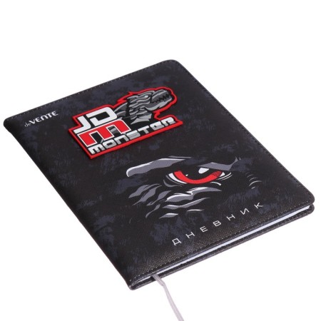 Universal diary for grade 1-11 JD Monster, hard cover, artificial leather, foam rubber, lies, 80 g/m2-1
