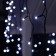 Garland "fringe" 3 × 0.6 m, IP44, UMS, dark thread, 160 smd-led, white glow, 220 V