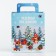 Gift box New Year's Folding with 3D effect "New Year's house", 18 x 15 x 7.5 cm, New Year