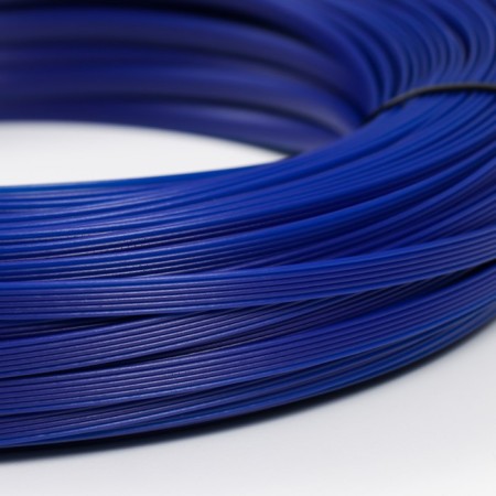 Artificial rattan 8 mm 100 m wave (blue)-2