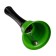 Metallic bell, desktop call "Funk", 12.5 x 5 cm, light green