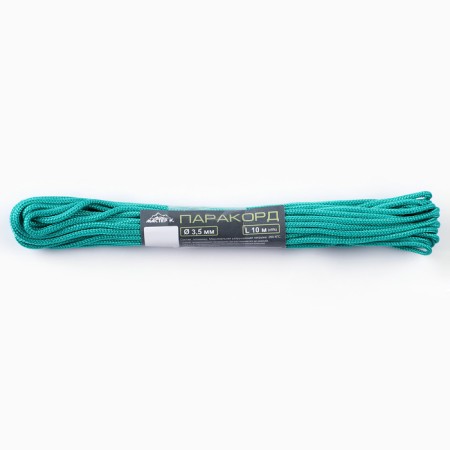 Paracord 550, nylon, emerald, d - 3.5 mm, 10 m-1