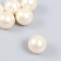 Beads for creativity plastic "Pearls White" d = 2.2 cm set 6 pcs