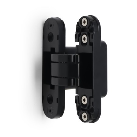 Loop of hidden Lockland installation, 30x110 mm, with 3D regulation, black color is black-2