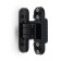 Loop of hidden Lockland installation, 30x110 mm, with 3D regulation, black color is black