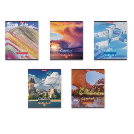 Notebook 96 LK ERICHKRAUSE WONDERS of Nature, glossy lamination, mix