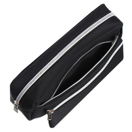 School Penal on the zipper Calligrata, 3 departments, black-5