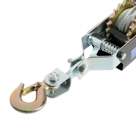 The winch lever tundra, double ratchet wheel, thrust 4 t (rise 1.6 t), cable 2.5 meters-7