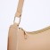 Bag Women's Baget with a zipper, beige color