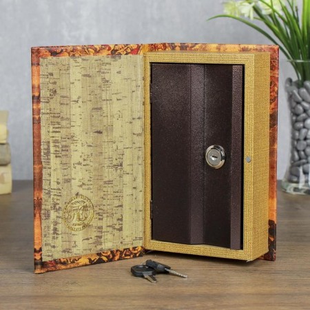 Safe-book wood "Geography" 21x13x5 cm-1